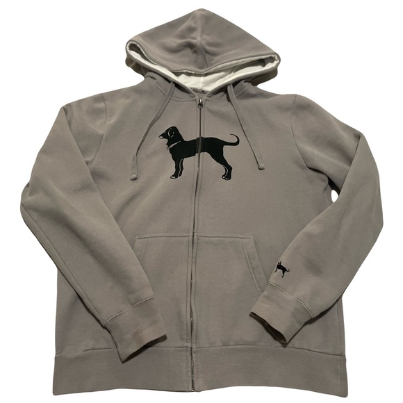 The Black Dog Gray Hoodie Full-Zip Women’s Size M - Picture 1 of 8